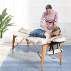 84''L Portable Massage Table Adjustable Facial Spa Bed Tattoo w/ Carry
