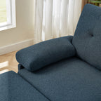 86.22 L Shaped Sectional Sofa with Side Storage Pockets