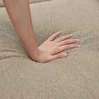 86.22 L Shaped Sectional Sofa with Side Storage Pockets