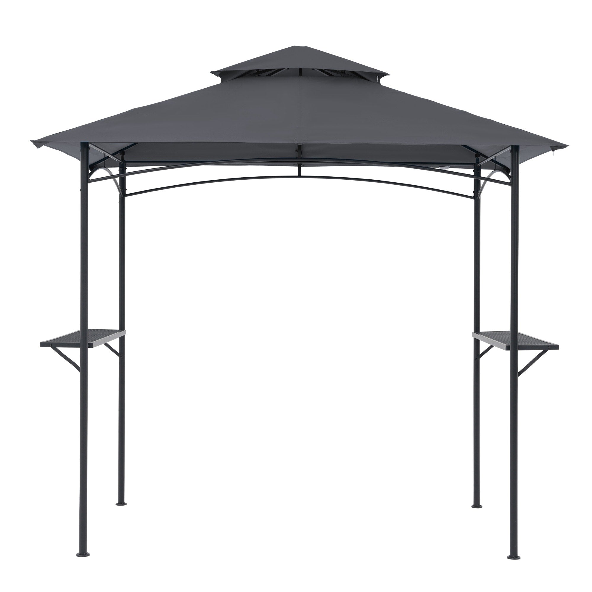8' x 5' Outdoor Rainproof Grill Gazebo With Double Layer Vented Design