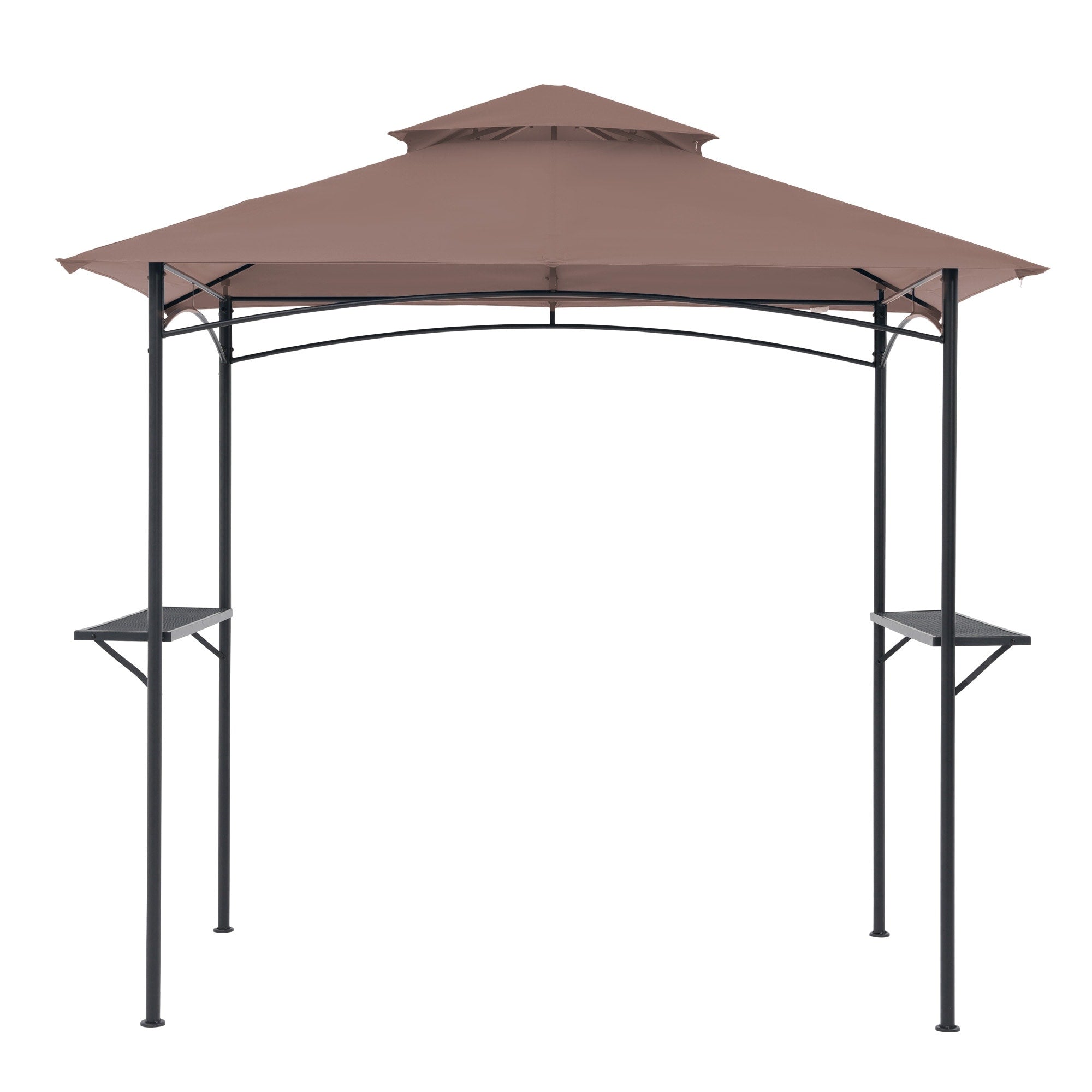 8' x 5' Outdoor Rainproof Grill Gazebo With Double Layer Vented Design