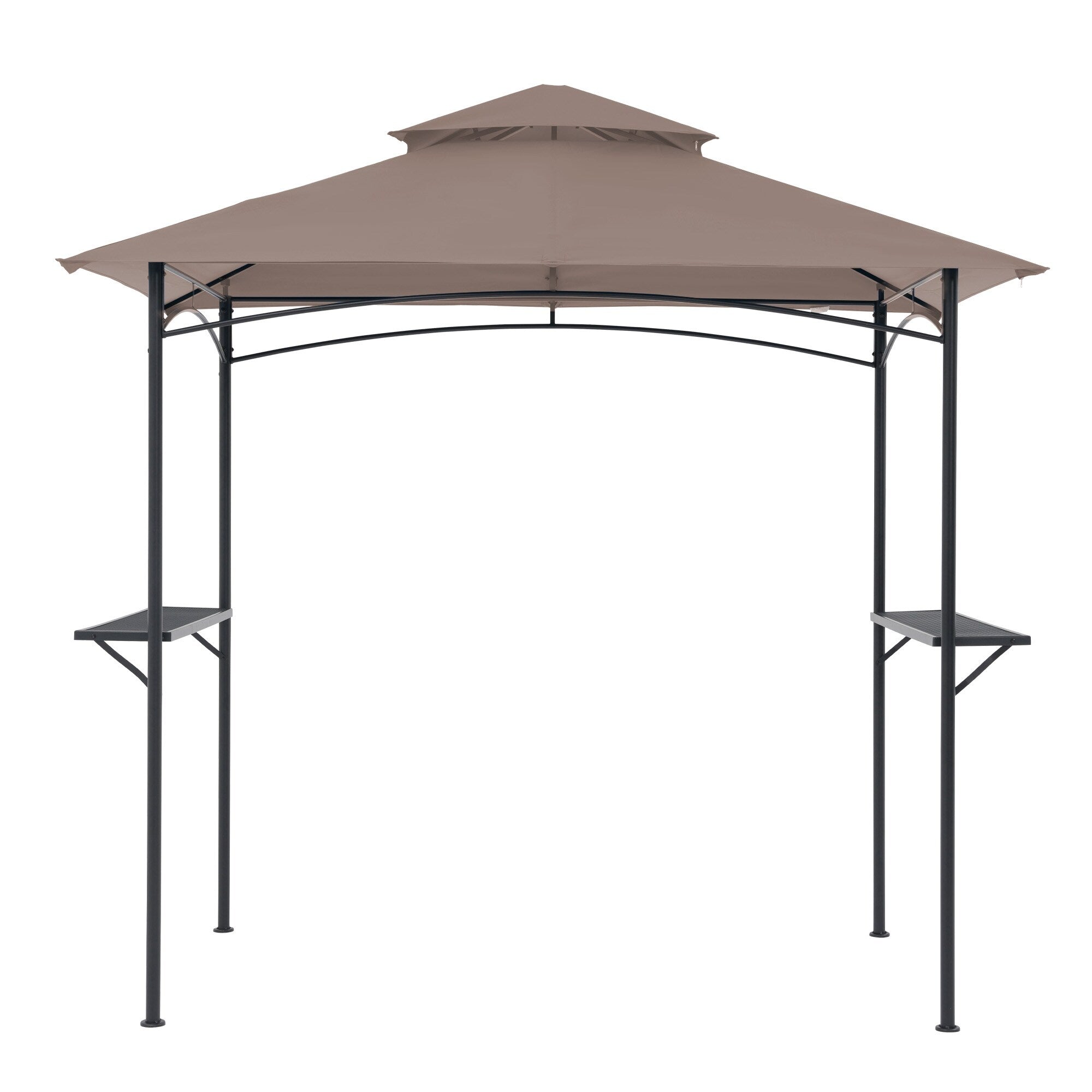 8' x 5' Outdoor Rainproof Grill Gazebo With Double Layer Vented Design