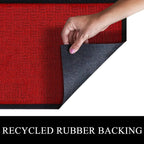 A1HC New Durable and Versatile Polypropylene Rubber Door Mat All Weather Inside Outside Door Mat