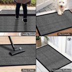 A1HC New Durable and Versatile Polypropylene Rubber Door Mat All Weather Inside Outside Door Mat