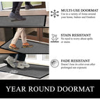 A1HC New Durable and Versatile Polypropylene Rubber Door Mat All Weather Inside Outside Door Mat