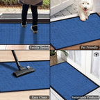 A1HC New Durable and Versatile Polypropylene Rubber Door Mat All Weather Inside Outside Door Mat
