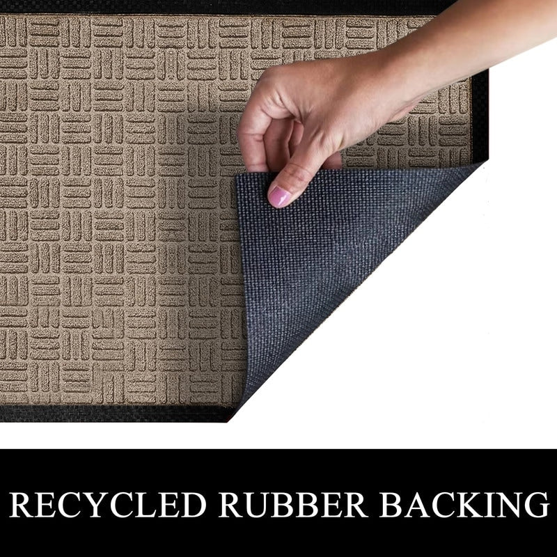 A1HC New Durable and Versatile Polypropylene Rubber Door Mat All Weather Inside Outside Door Mat