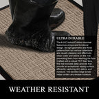 A1HC New Durable and Versatile Polypropylene Rubber Door Mat All Weather Inside Outside Door Mat