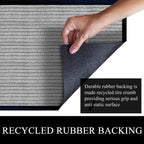 A1HC New Durable and Versatile Polypropylene Rubber Door Mat All Weather Inside Outside Door Mat