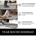 A1HC New Durable and Versatile Polypropylene Rubber Door Mat All Weather Inside Outside Door Mat