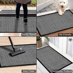 A1HC New Durable and Versatile Polypropylene Rubber Door Mat All Weather Inside Outside Door Mat
