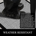 A1HC New Durable and Versatile Polypropylene Rubber Door Mat All Weather Inside Outside Door Mat