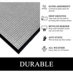 A1HC New Durable and Versatile Polypropylene Rubber Door Mat All Weather Inside Outside Door Mat