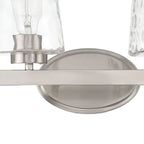 Mid-century Modern 6-light LED Dimmable Bathroom Vanity Light with Art Glass - 51 inches