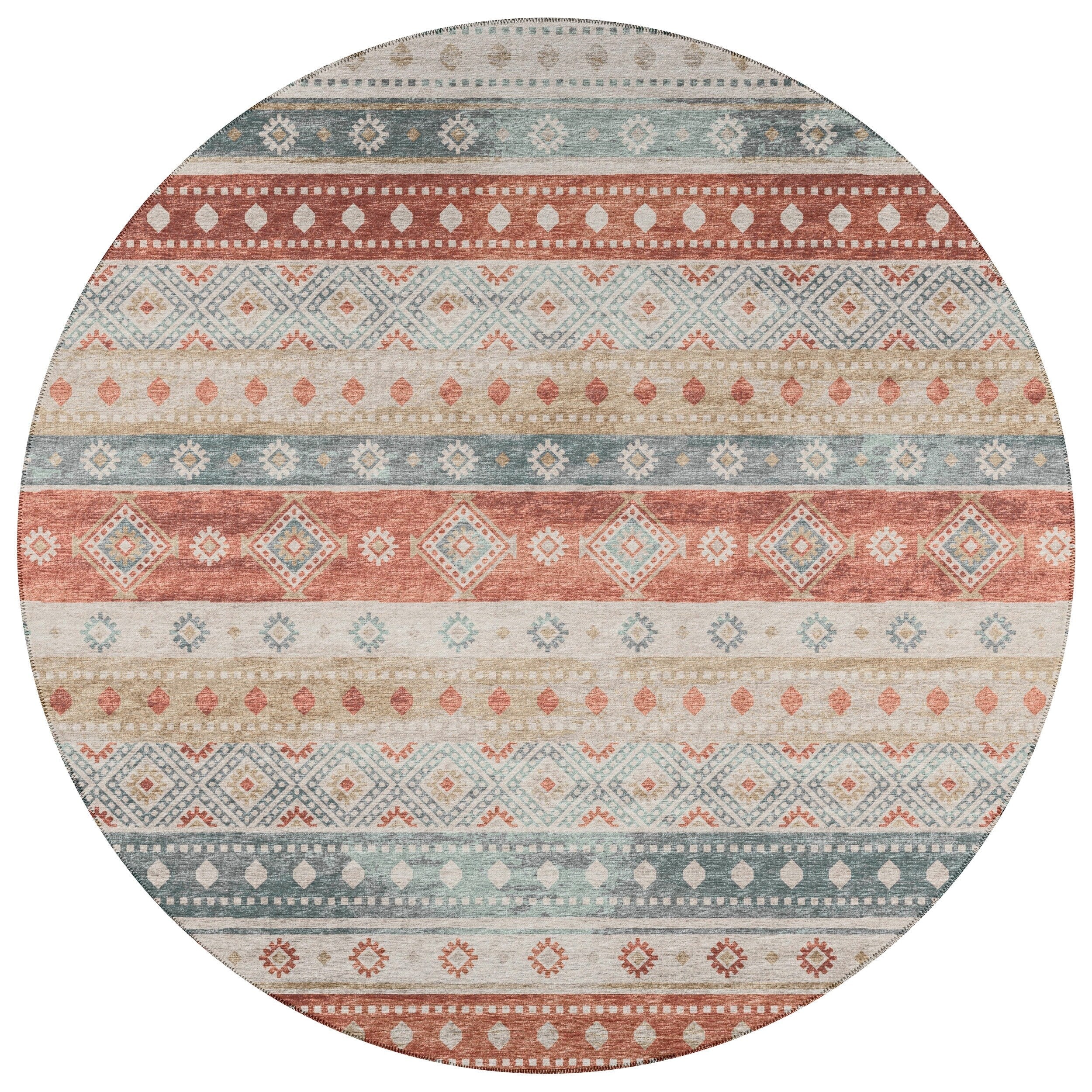 Addison Indoor/ Outdoor Yuma Southwest Boho Washable Rug