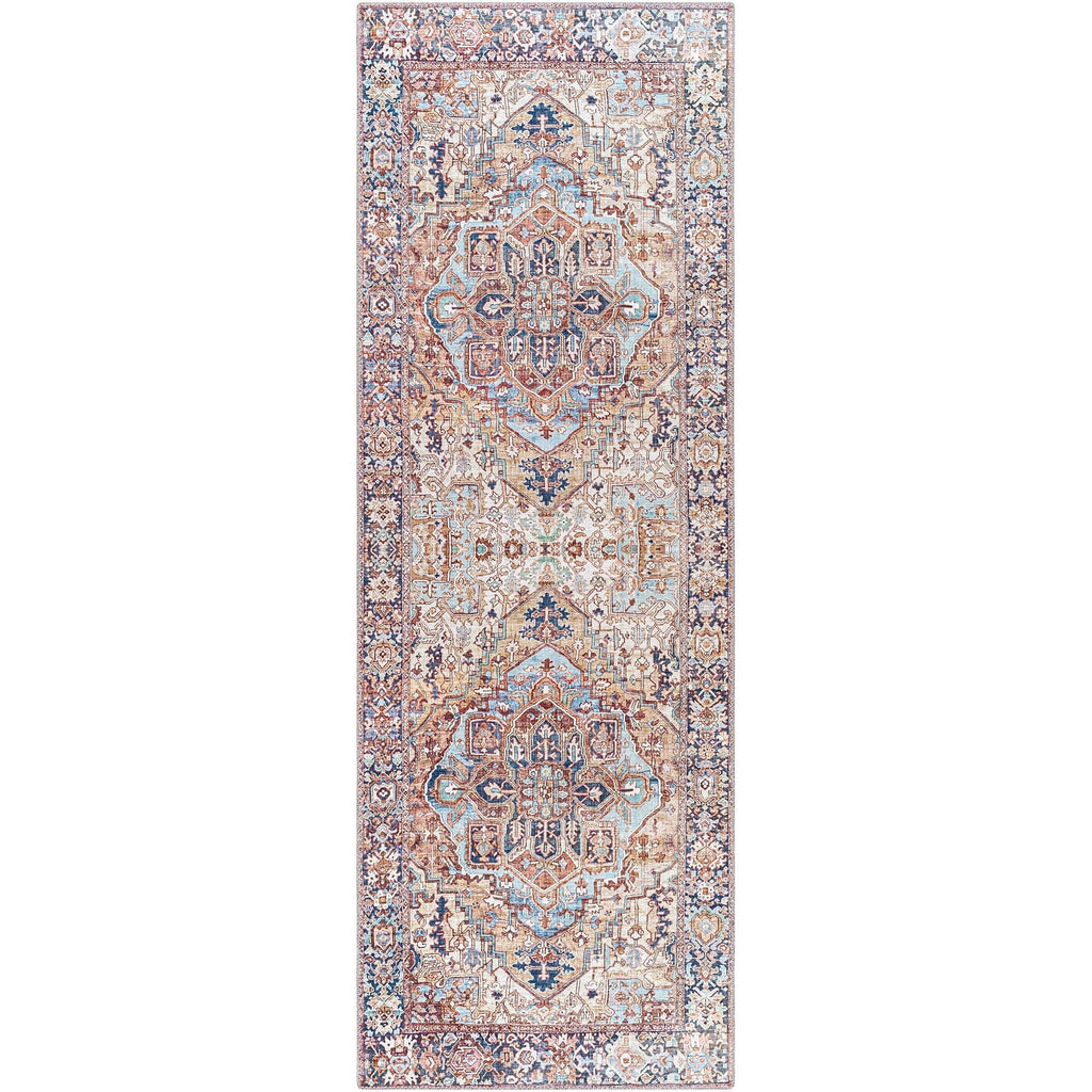 Livabliss Adenia Vintage Medallion Printed Area Rug