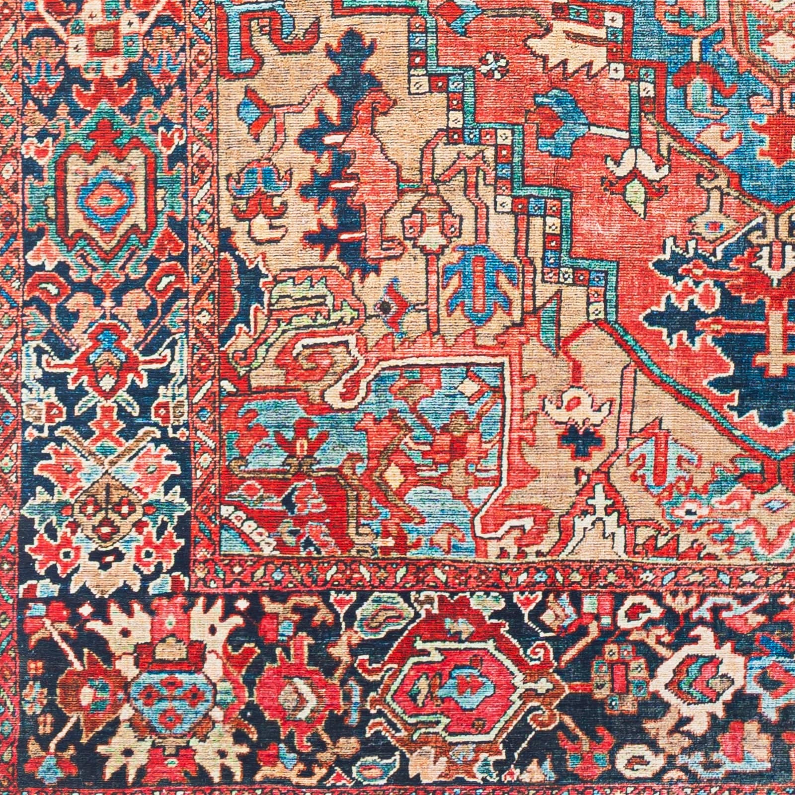 Livabliss Adenia Vintage Medallion Printed Area Rug