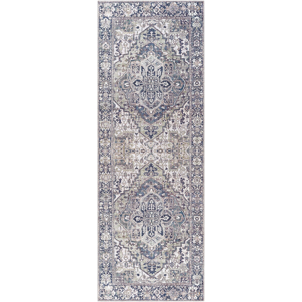Livabliss Adenia Vintage Medallion Printed Area Rug