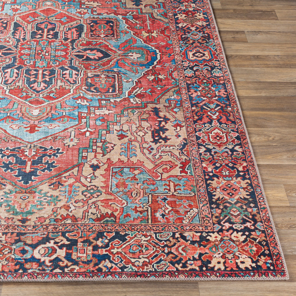 Livabliss Adenia Vintage Medallion Printed Area Rug