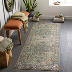 Livabliss Adenia Vintage Medallion Printed Area Rug