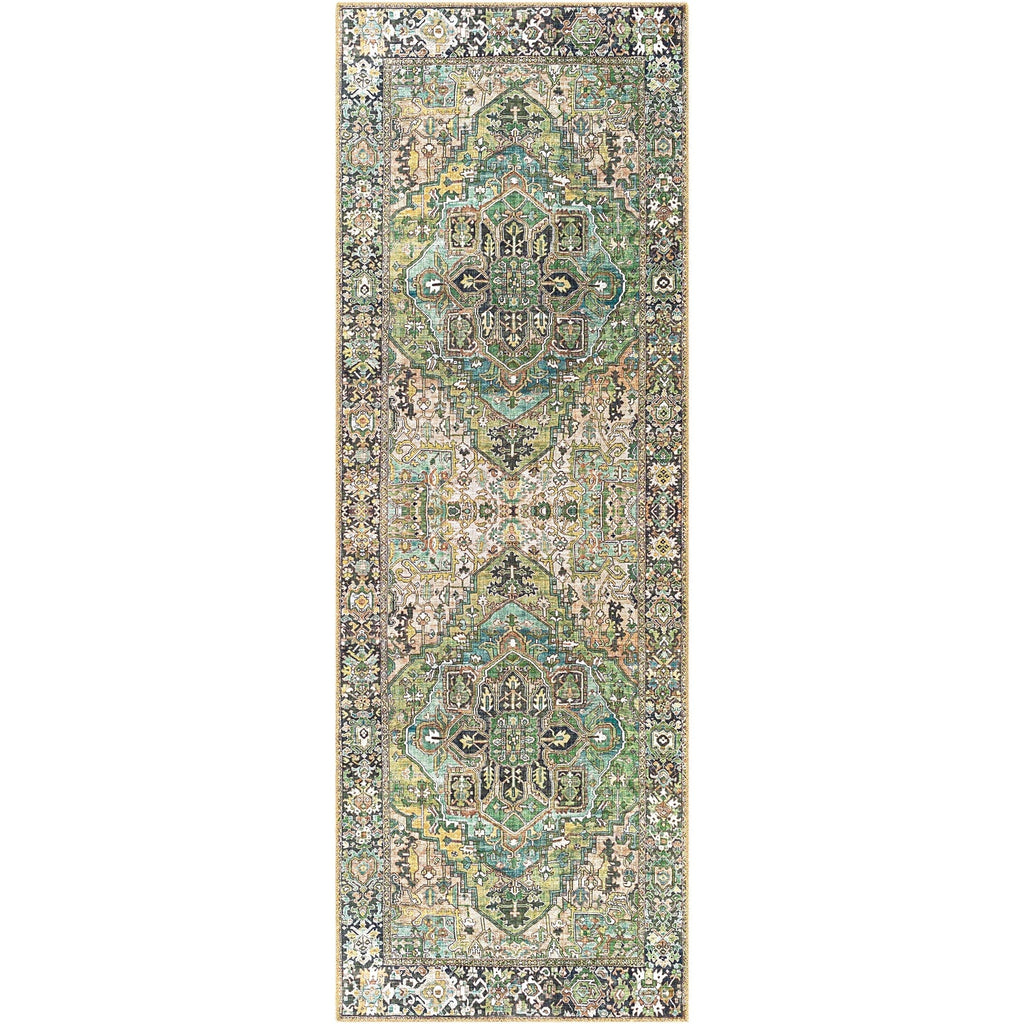 Livabliss Adenia Vintage Medallion Printed Area Rug
