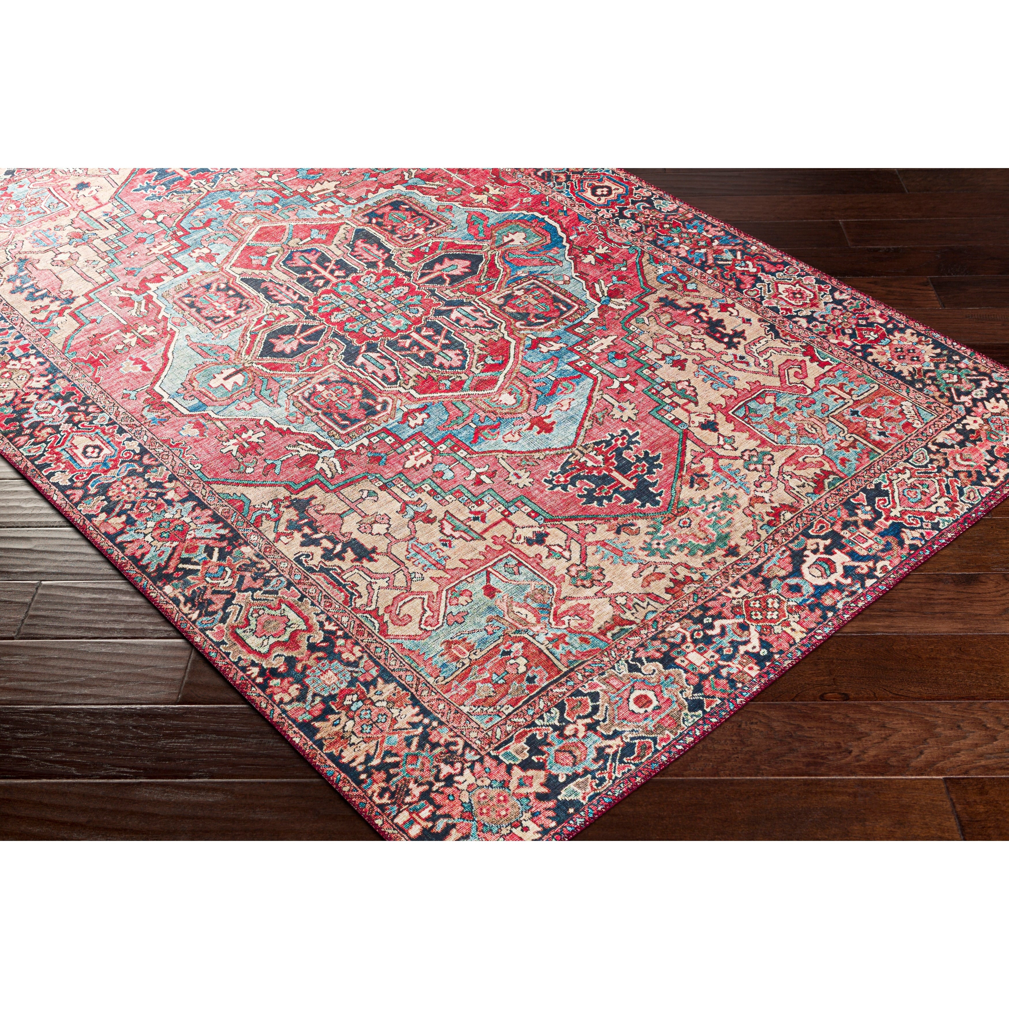 Livabliss Adenia Vintage Medallion Printed Area Rug