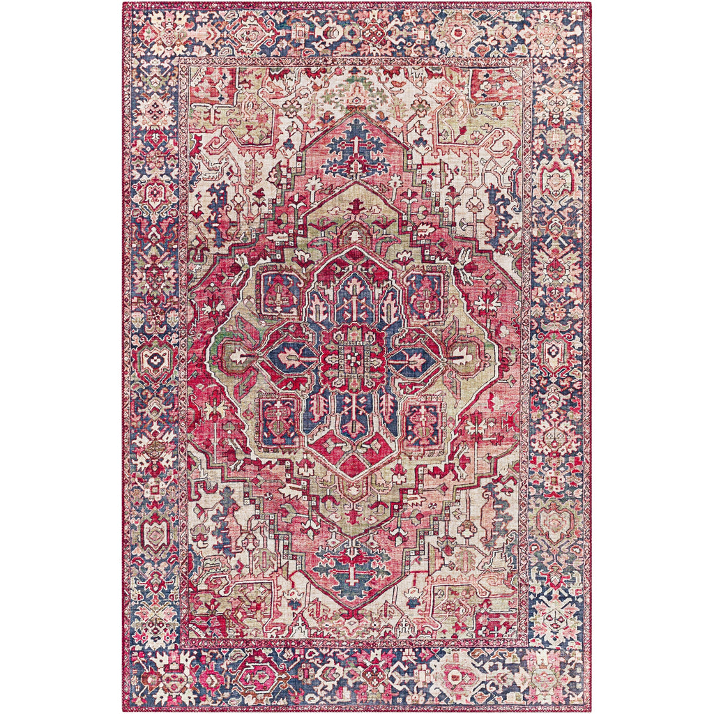 Livabliss Adenia Vintage Medallion Printed Area Rug
