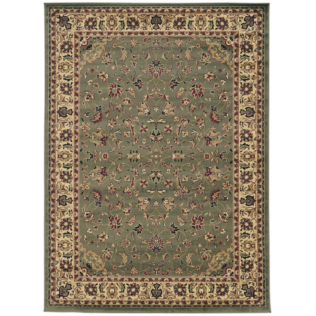 Admire Home Living Caroline Traditional Floral Sarouk Pattern Area Rug