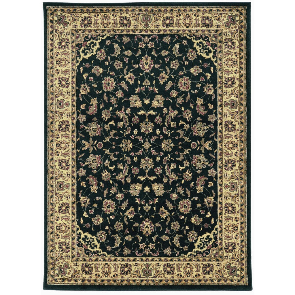 Admire Home Living Caroline Traditional Floral Sarouk Pattern Area Rug