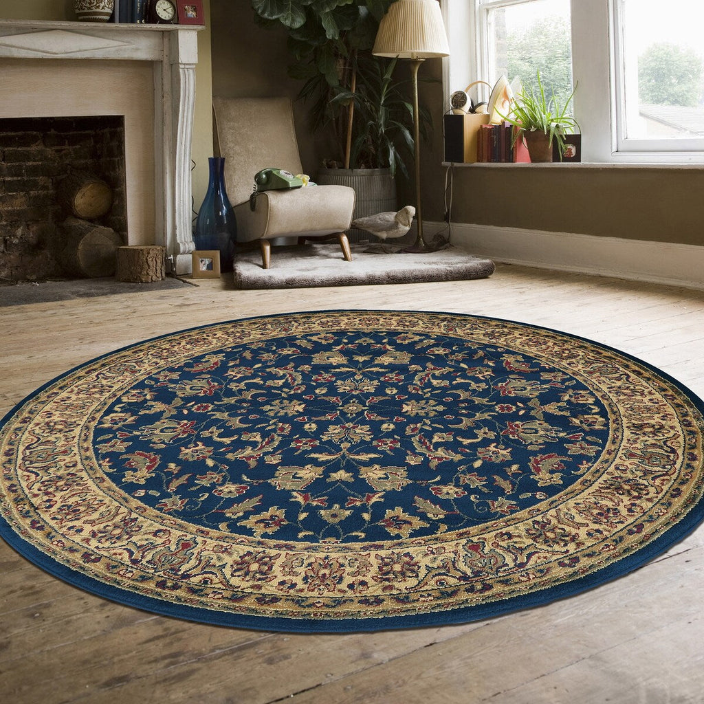 Admire Home Living Caroline Traditional Floral Sarouk Pattern Area Rug