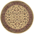 Admire Home Living Caroline Traditional Floral Sarouk Pattern Area Rug