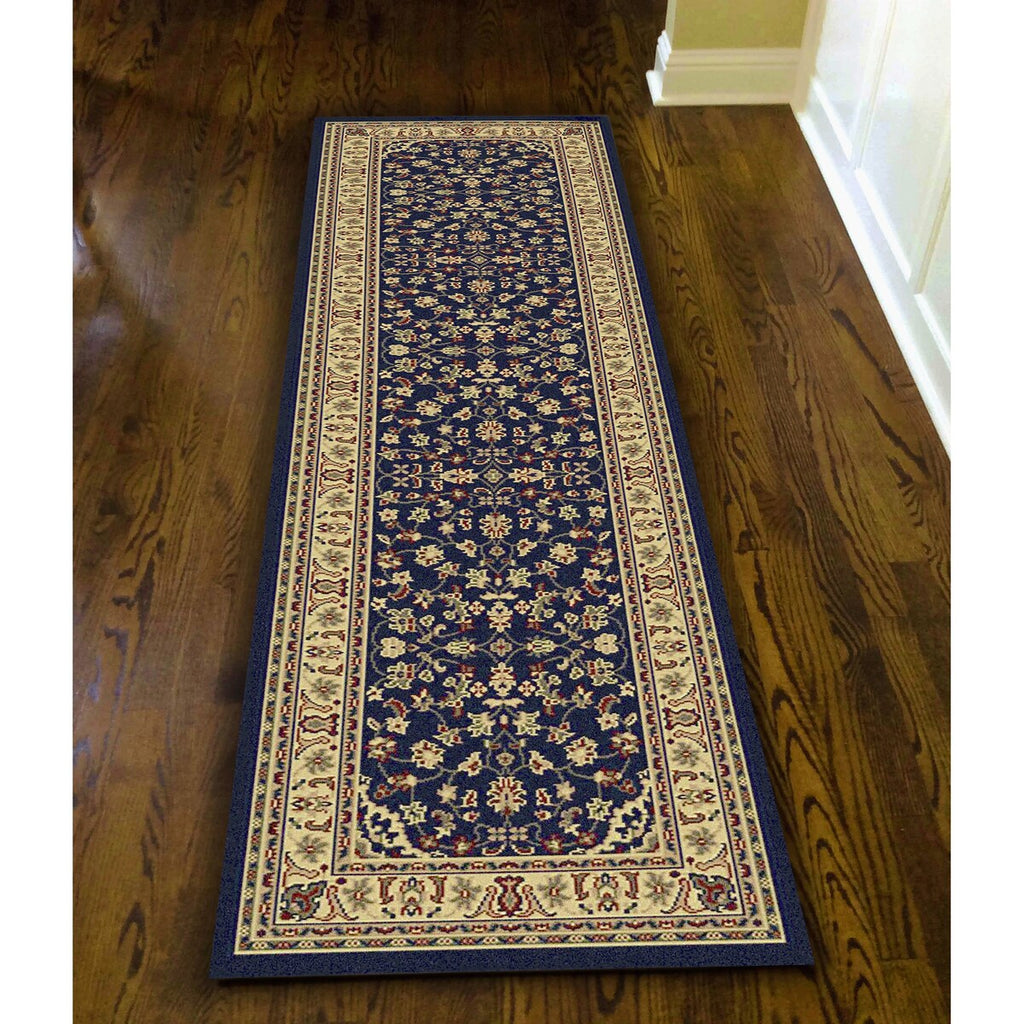 Admire Home Living Caroline Traditional Floral Sarouk Pattern Area Rug