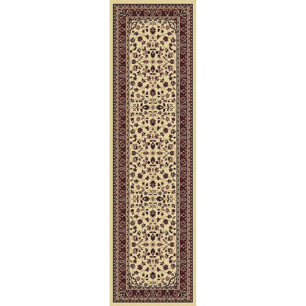 Admire Home Living Caroline Traditional Floral Sarouk Pattern Area Rug
