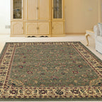 Admire Home Living Caroline Traditional Floral Sarouk Pattern Area Rug
