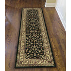 Admire Home Living Caroline Traditional Floral Sarouk Pattern Area Rug