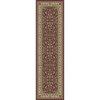 Admire Home Living Caroline Traditional Floral Sarouk Pattern Area Rug