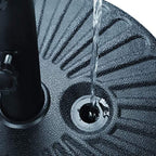 Ainfox 10ft Patio Umbrella with Lights Outdoor Solar Umbrella without Base