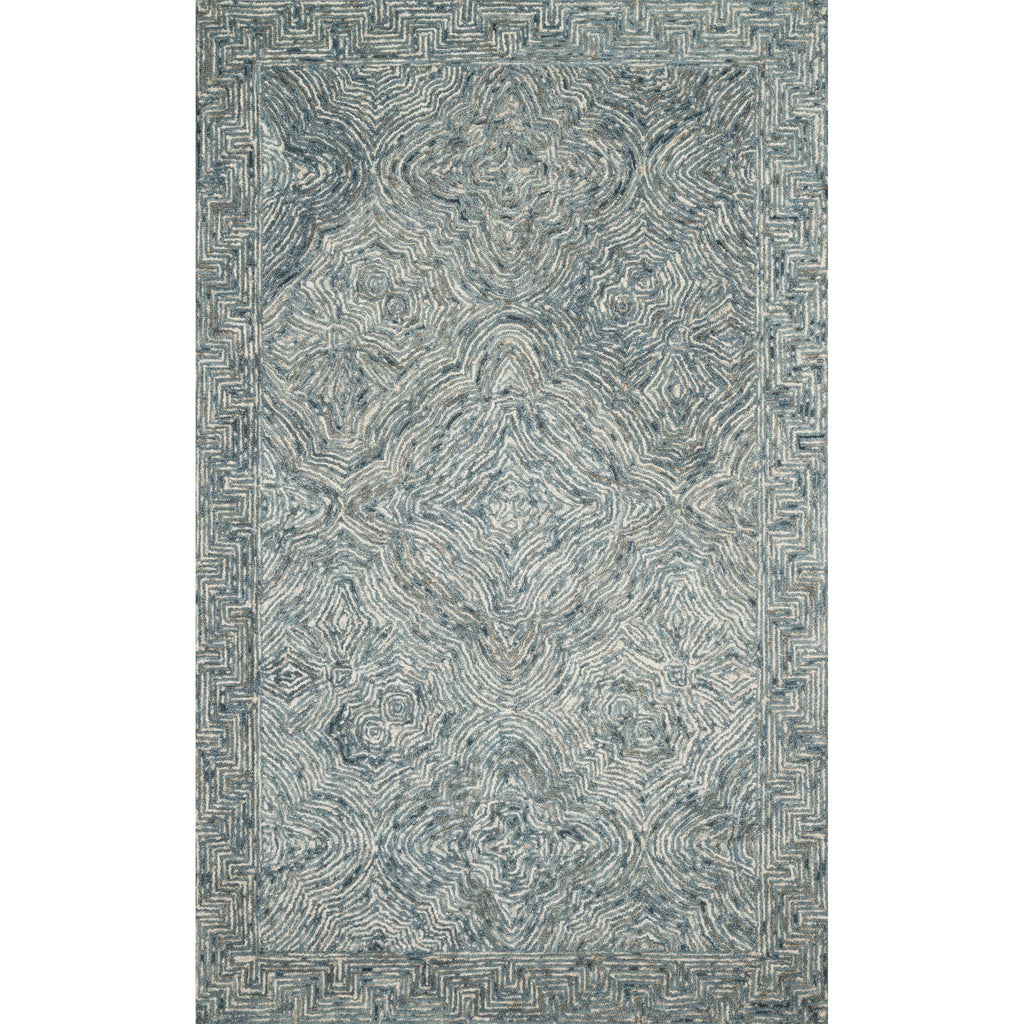 Alexander Home Aspen Denim Wool Hand-tufted Contemporary Area Rug