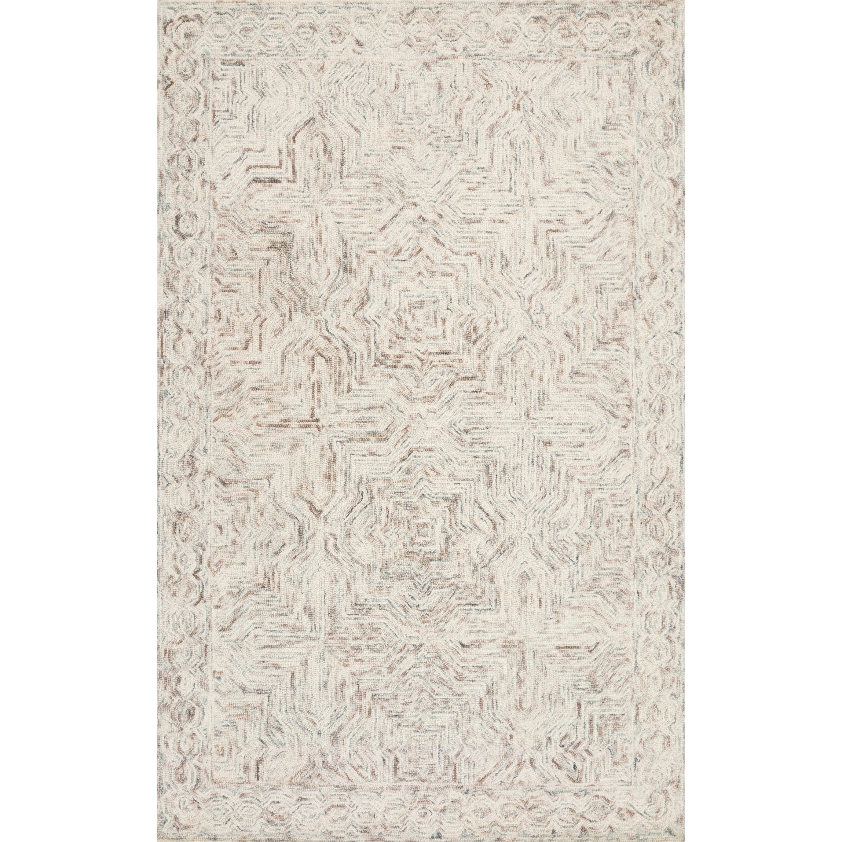 Alexander Home Aspen Neutral Hand-tufted Contemporary Wool Rug