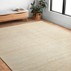 Alexander Home Emily Modern Farmhouse Hand Woven Jute Rug