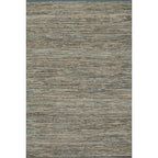 Alexander Home Farmhouse Jute and Leather Handwoven Area Rug