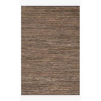 Alexander Home Farmhouse Jute and Leather Handwoven Area Rug