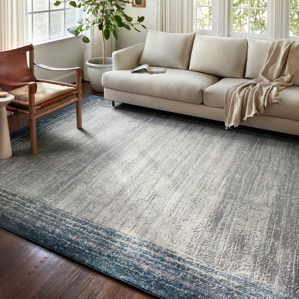 Alexander Home Grant Modern Abstract Border Area Rug