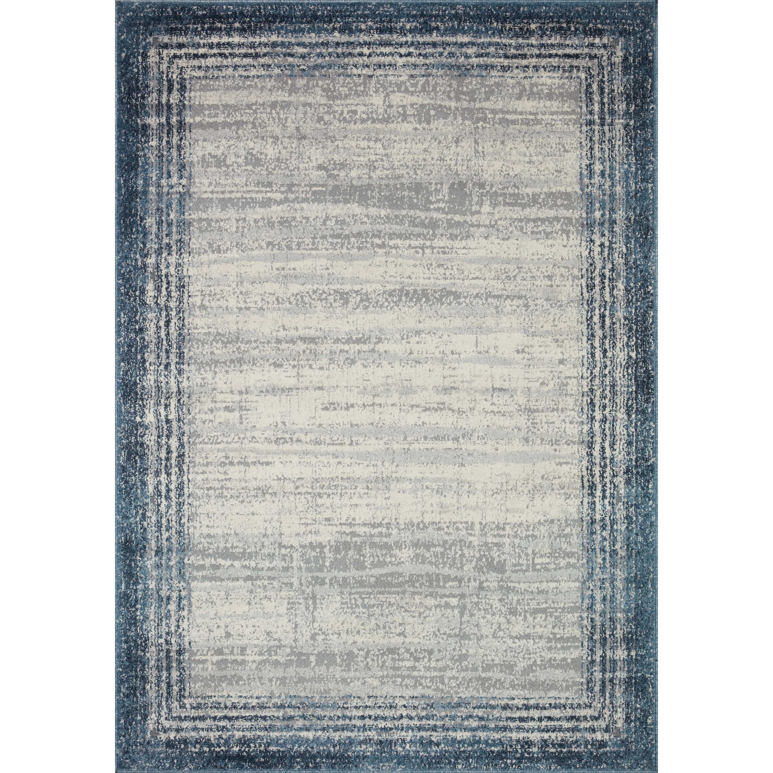 Alexander Home Grant Modern Abstract Border Area Rug