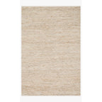 Alexander Home Farmhouse Jute and Leather Handwoven Area Rug