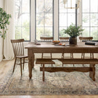 Alexander Home Isabelle Olive Tone Oriental Pattern Printed Area Rug