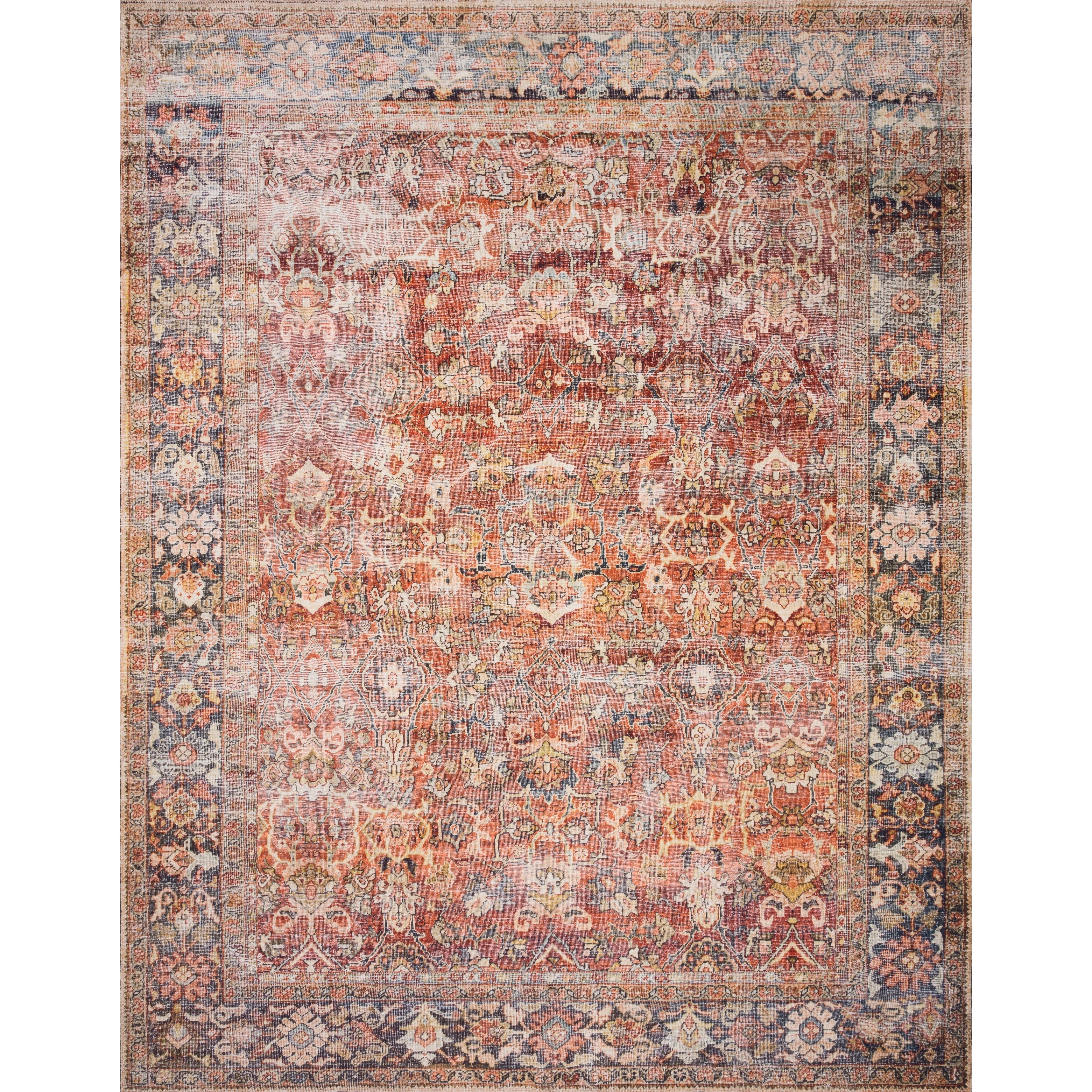 Alexander Home Isabelle Vintage Border Printed Area Rug