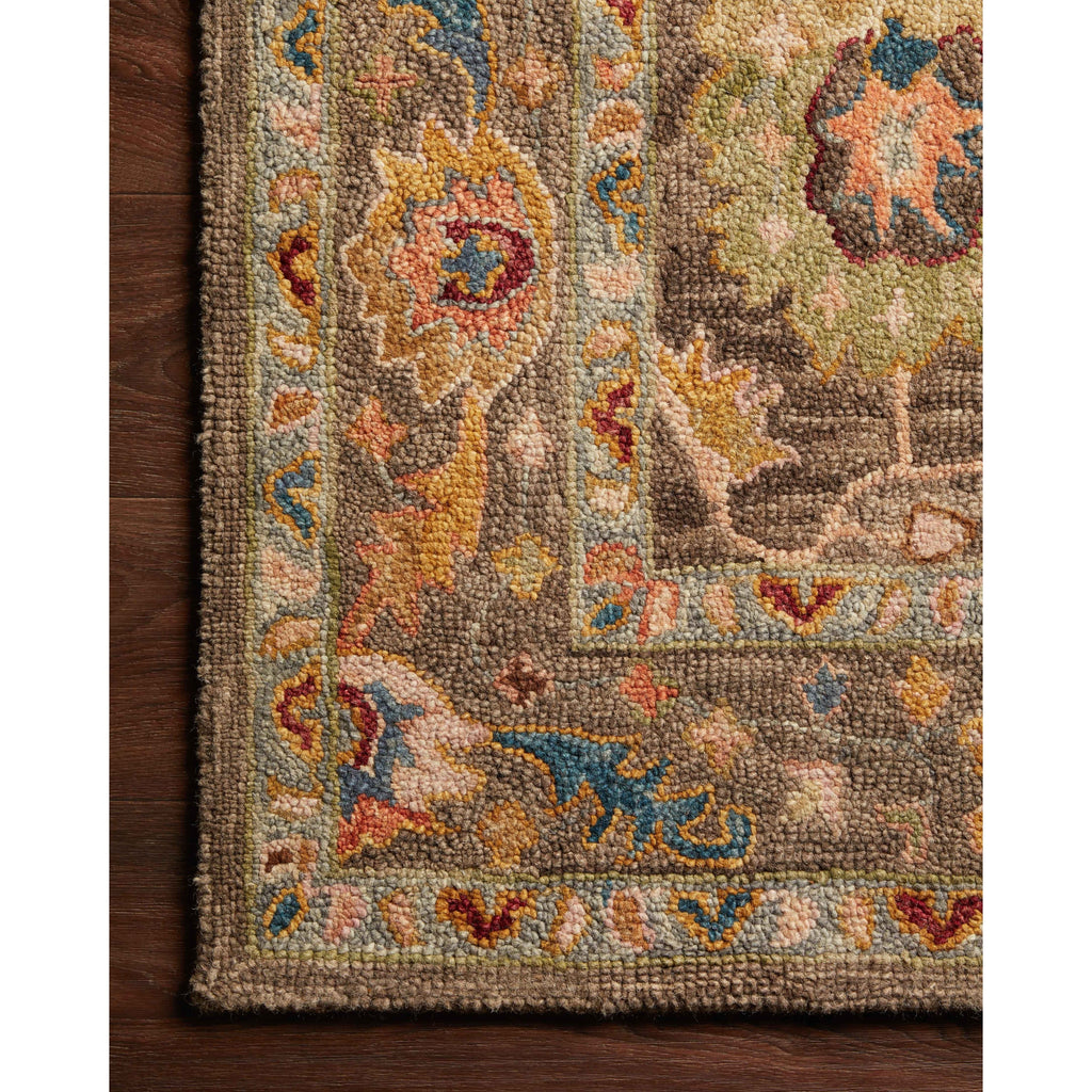 Alexander Home Megan Floral Hand-Hooked 100% Wool Area Rug