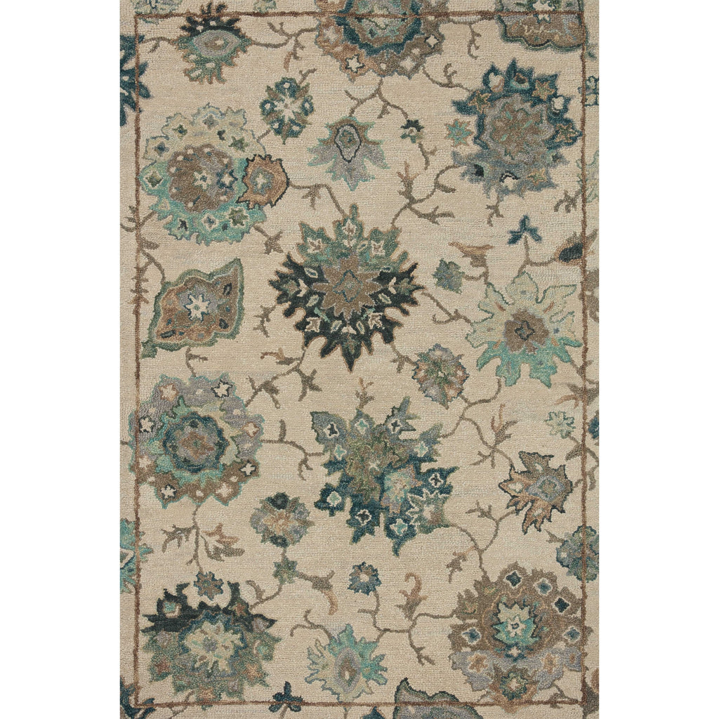 Alexander Home Megan Floral Hand-Hooked 100% Wool Area Rug