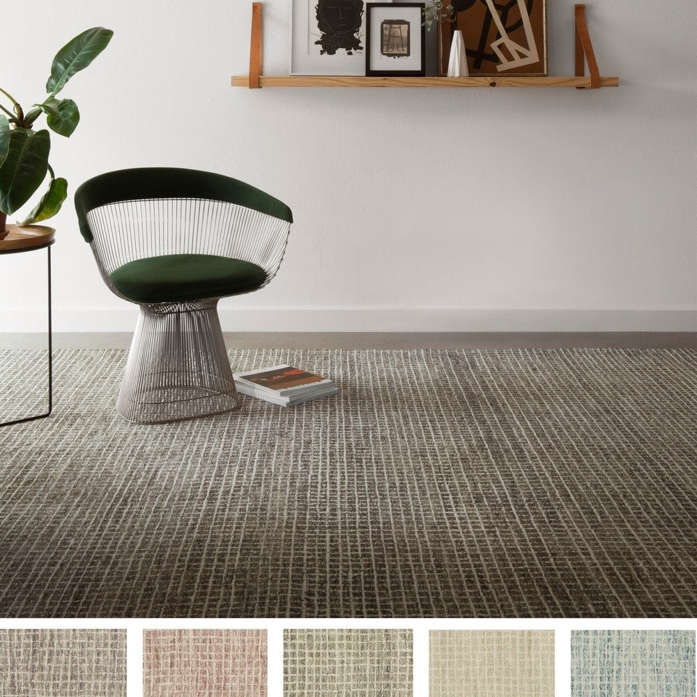 Alexander Home Mosaic Farmhouse Hand-Hooked Wool Rug